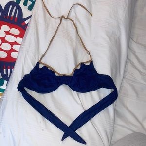 BEACH BUNNY JAGGED EDGE BIKINI TOP!